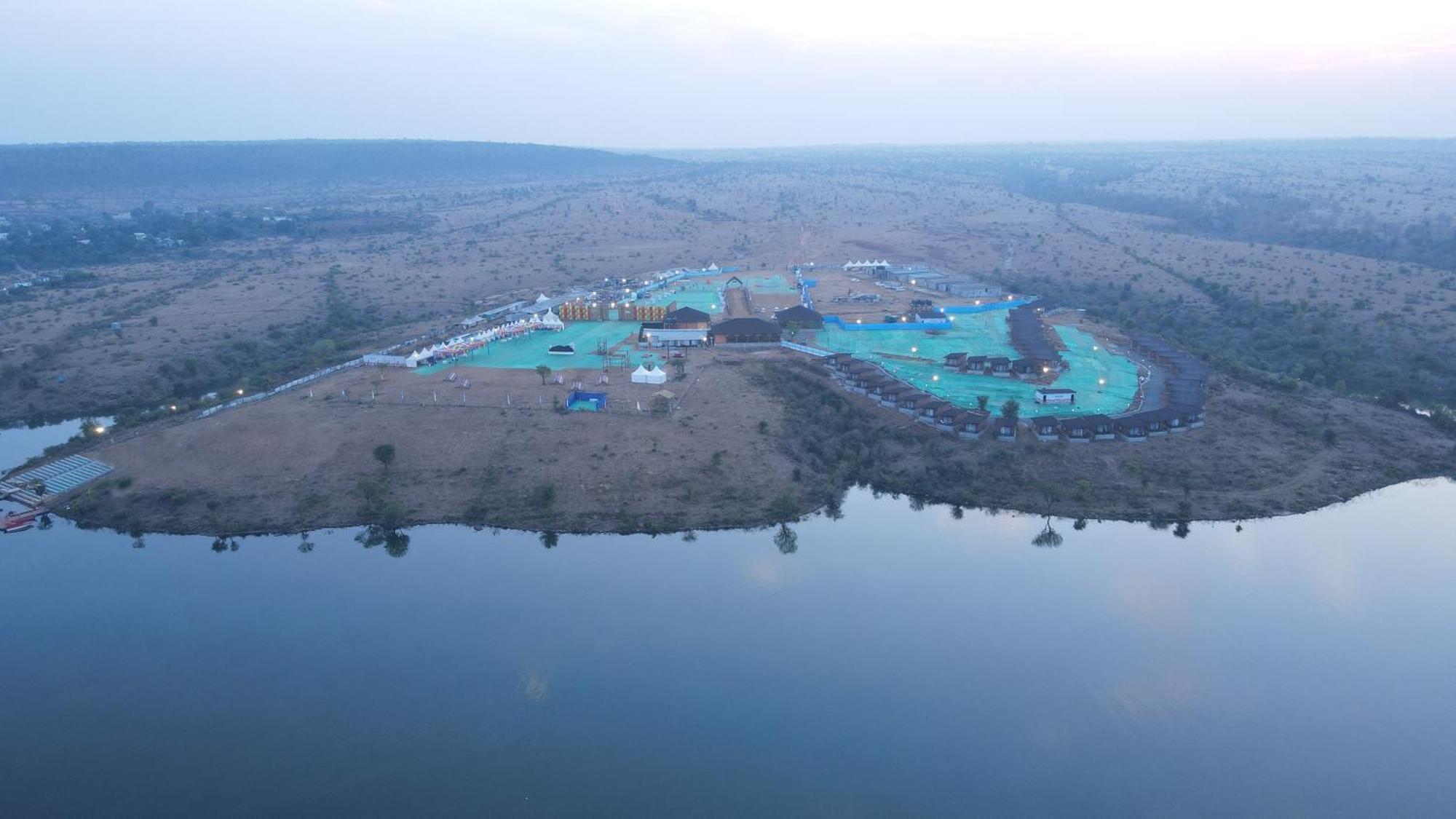ホテル Gandhisagar Forest Retreat Gurla エクステリア 写真