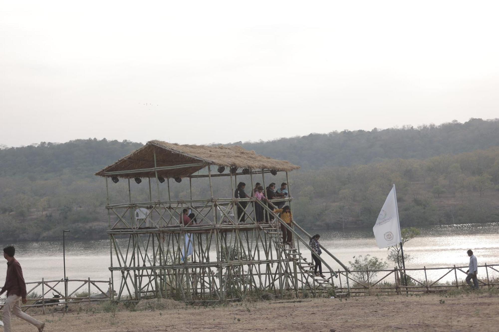 ホテル Gandhisagar Forest Retreat Gurla エクステリア 写真