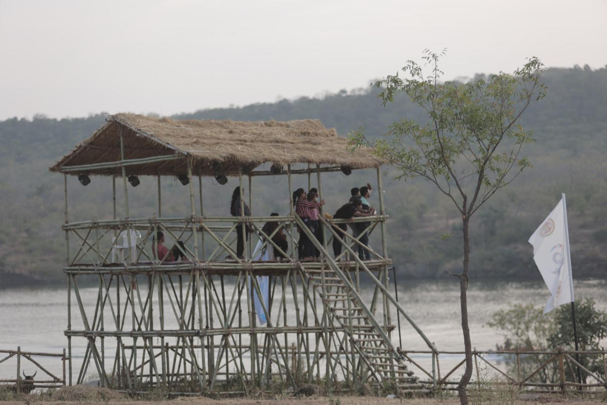 ホテル Gandhisagar Forest Retreat Gurla エクステリア 写真